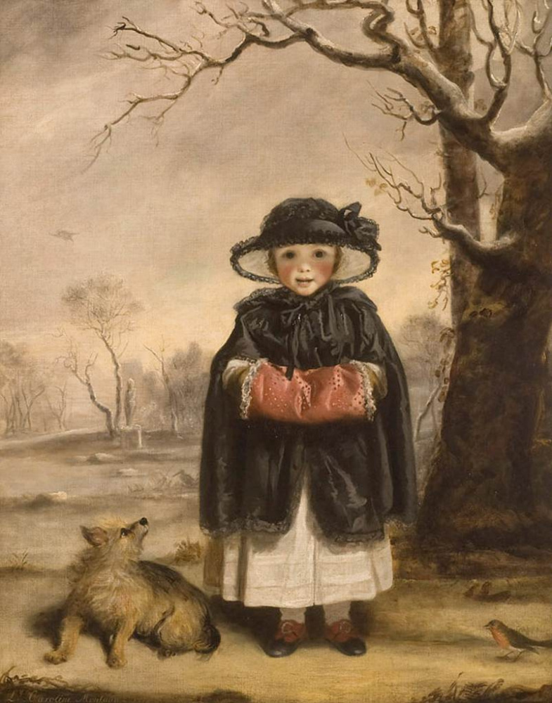 Joshua Reynolds. Lady Caroline Scott as "Winter"