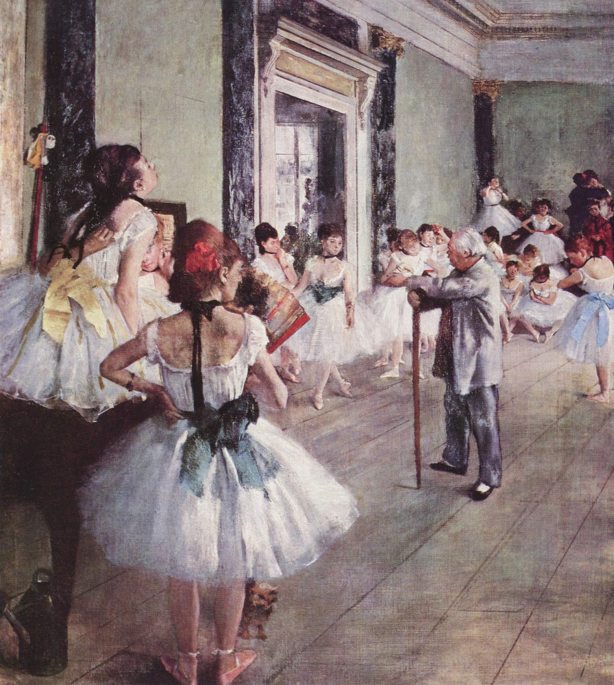 Edgar Degas. Dance class (Ballet class)