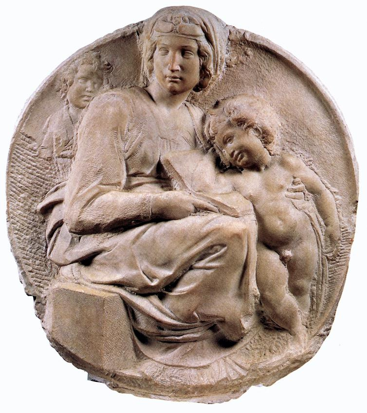 Michelangelo Buonarroti. Madonna Tondo Pitti