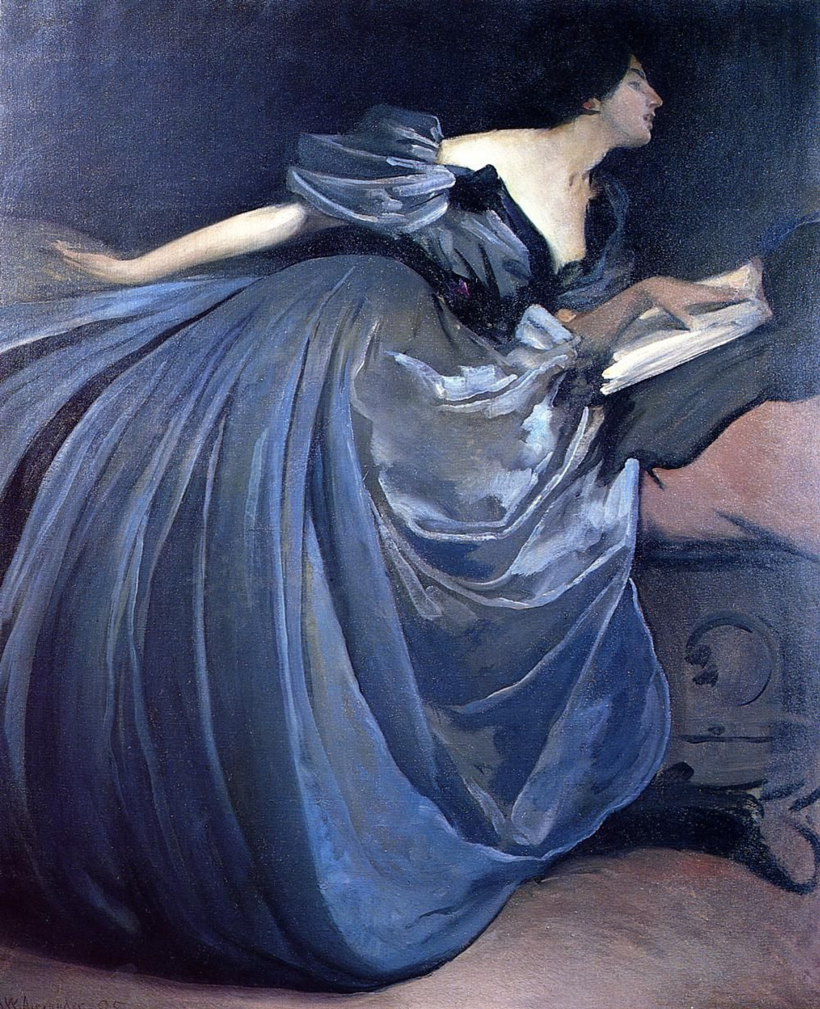 大切な人へのギフト探し 油絵 ma1755 静寂 Alexander_ White John 絵画