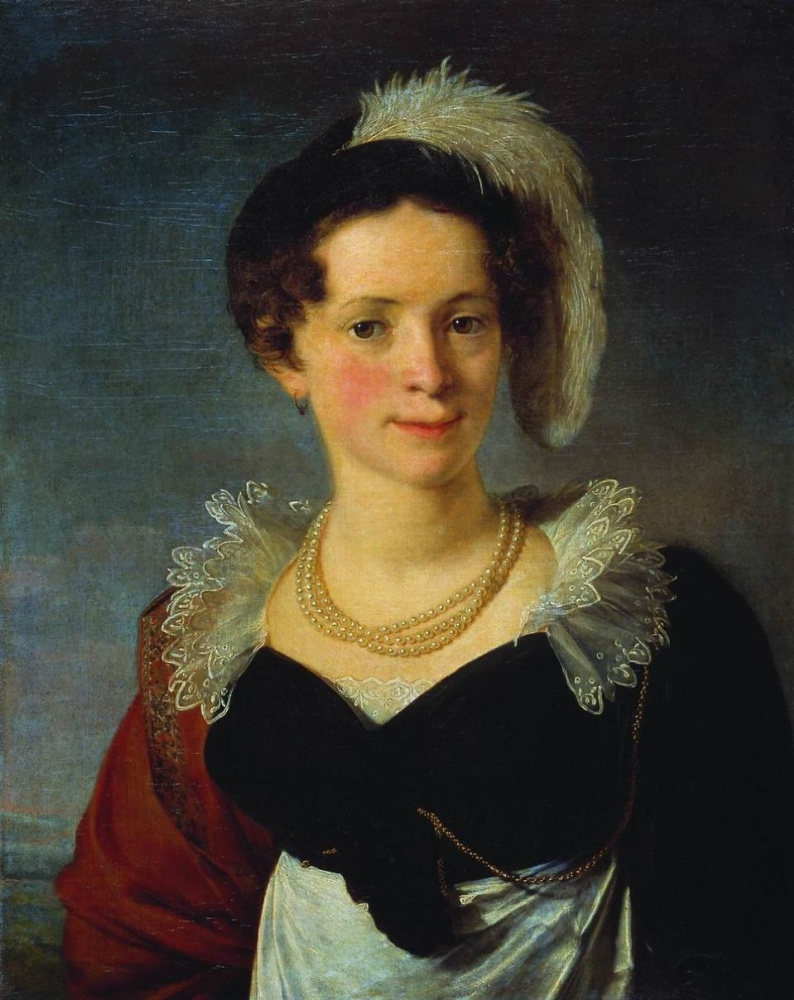 Vasily Tropinin. Portrait of Countess Natalia Iraklievna Carrots
