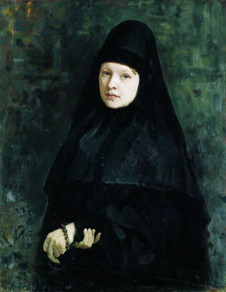 Ilya Efimovich Repin. Nun