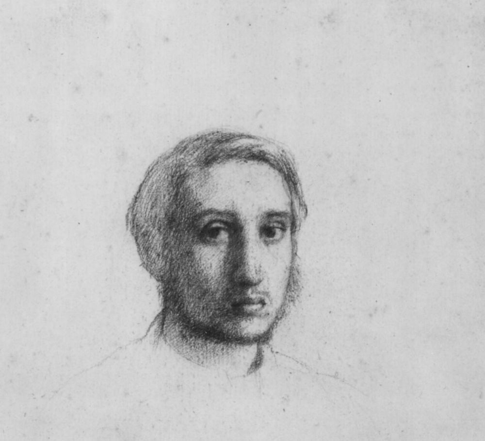 Edgar Degas. Self-portrait