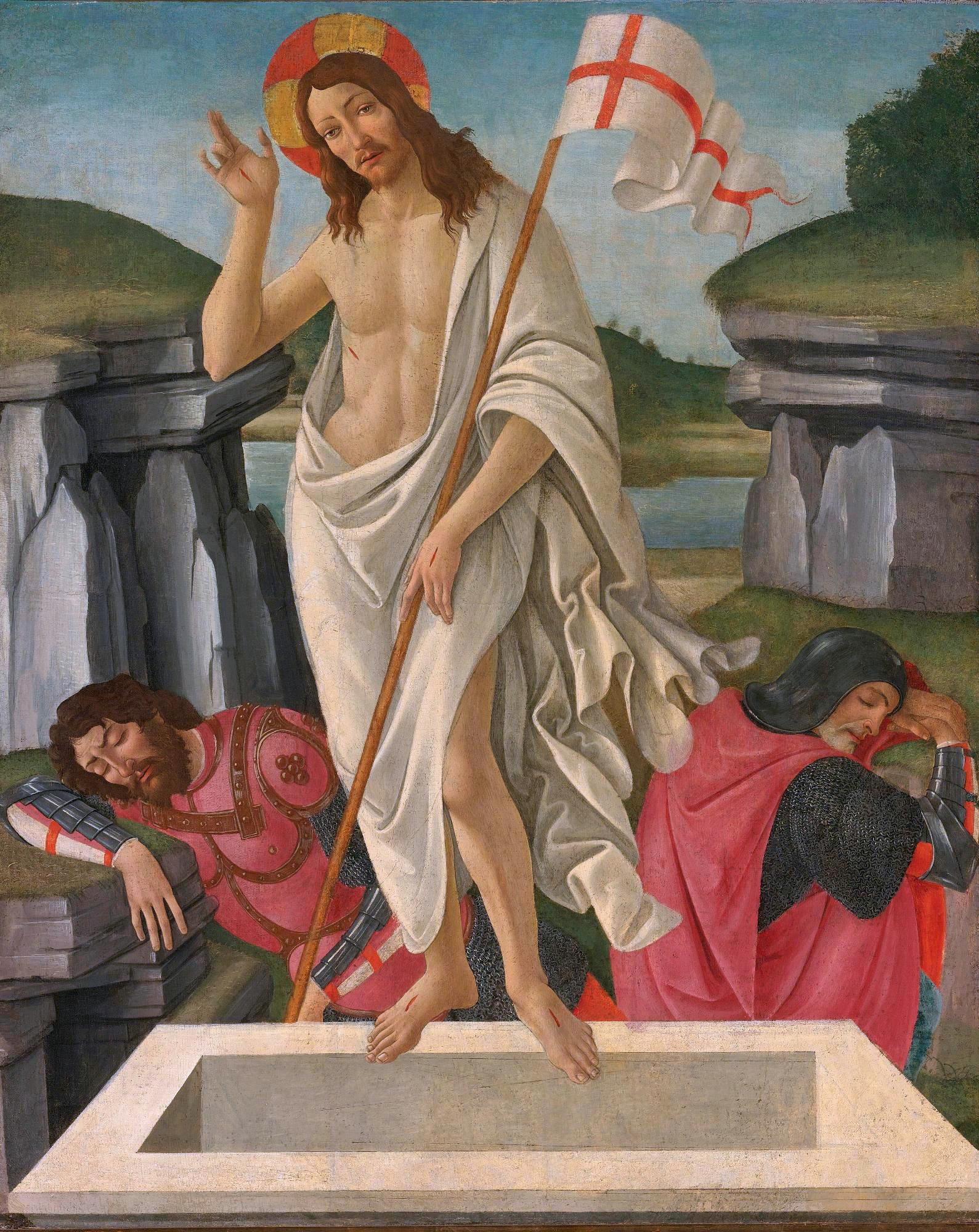 Сандро Боттичелли - Воскресение Иисуса Христа, 1490, 106×132 см: Описание  произведения | Артхив