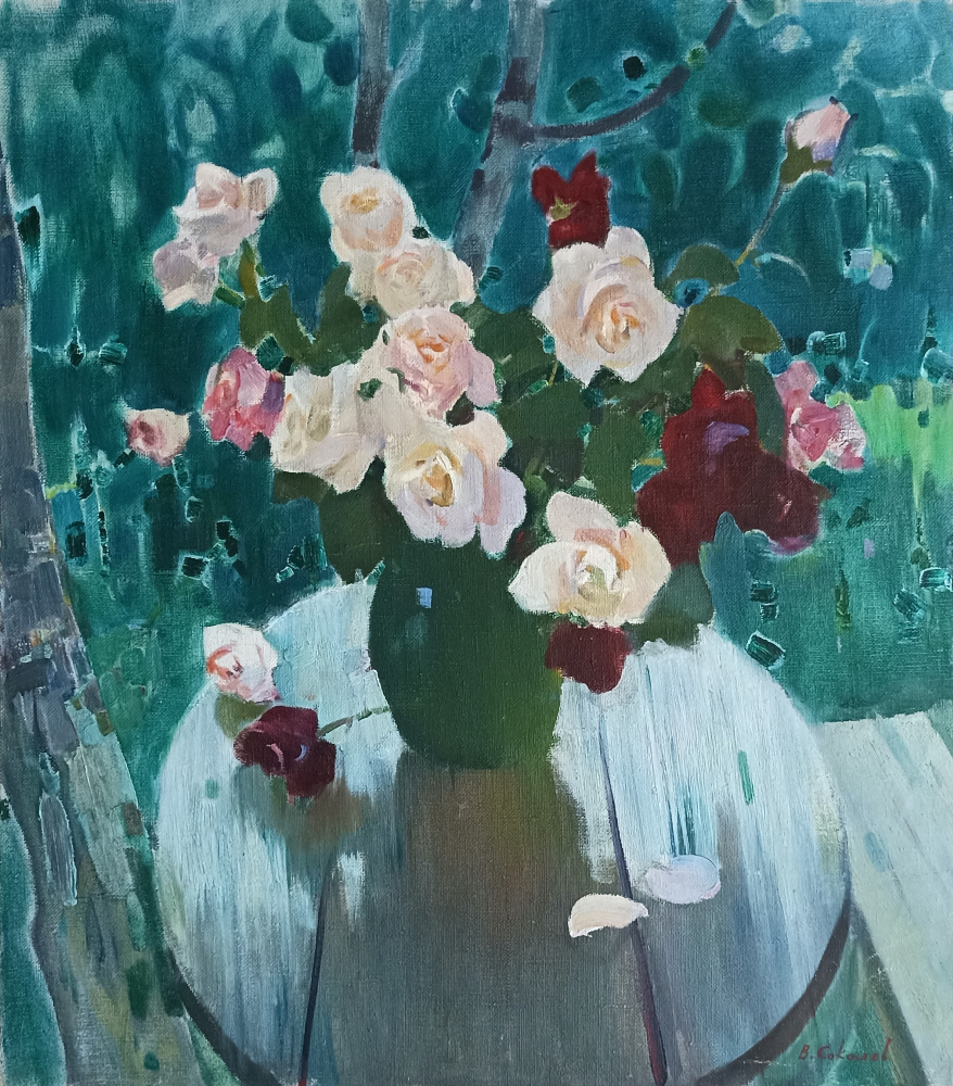 Vasily Vasilyevich Sokolov. Roses