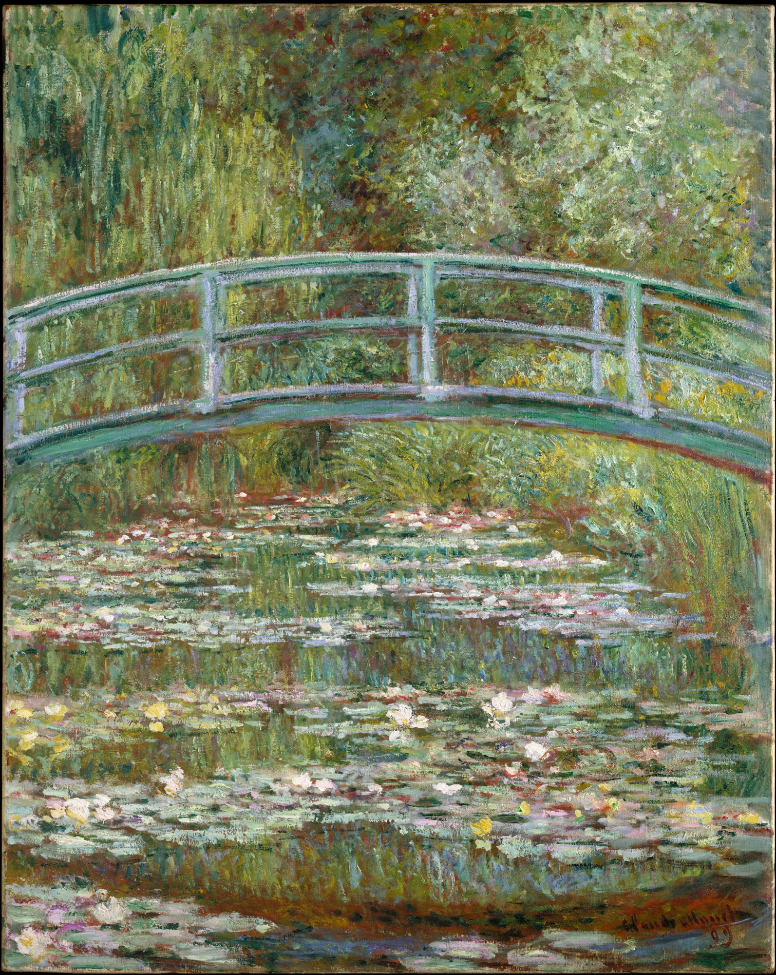 Buy a digital copy: Claude Monet - Puente sobre el estanque de lirios de  agua | Arthive