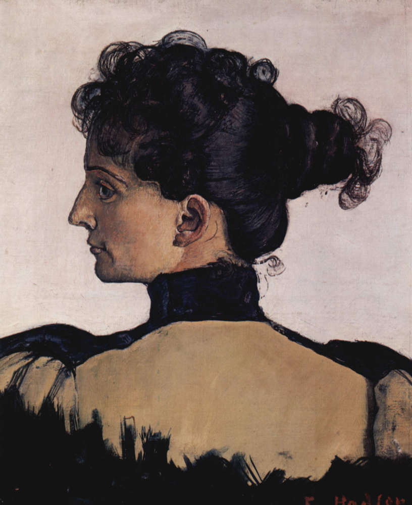 Ferdinand Hodler. Portrait of Bertha Jacques, wife of the artist