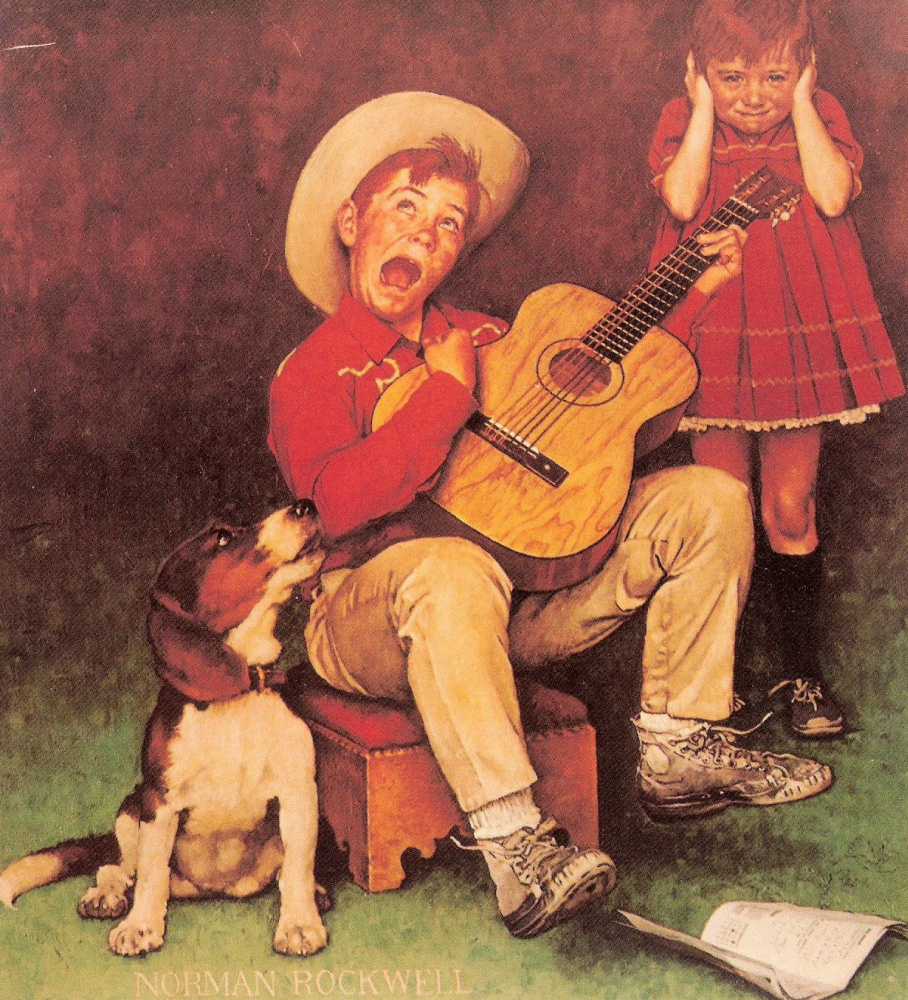 Norman Rockwell. Musician