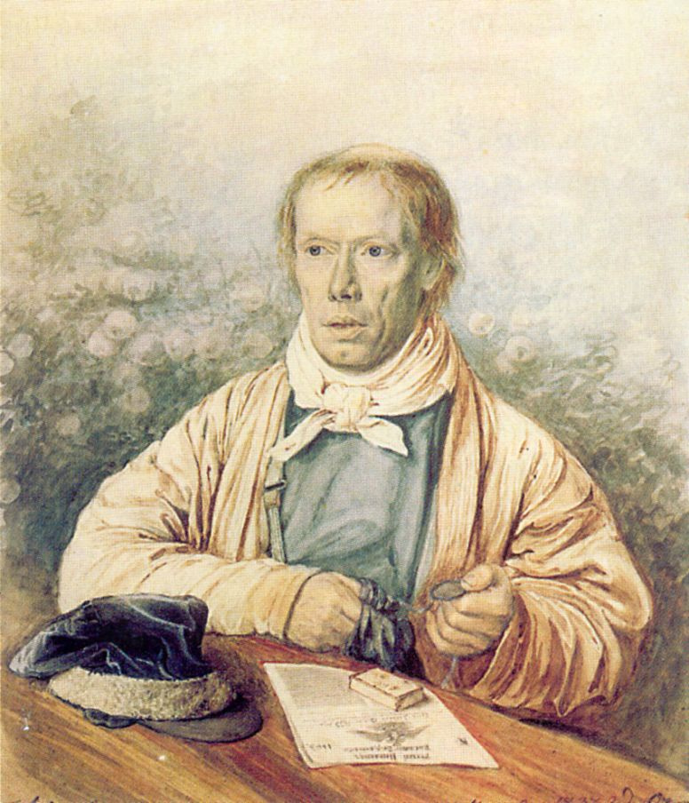 Pavel Andreevich Fedotov. Portrait of A.I. Fedotov, father of the artist