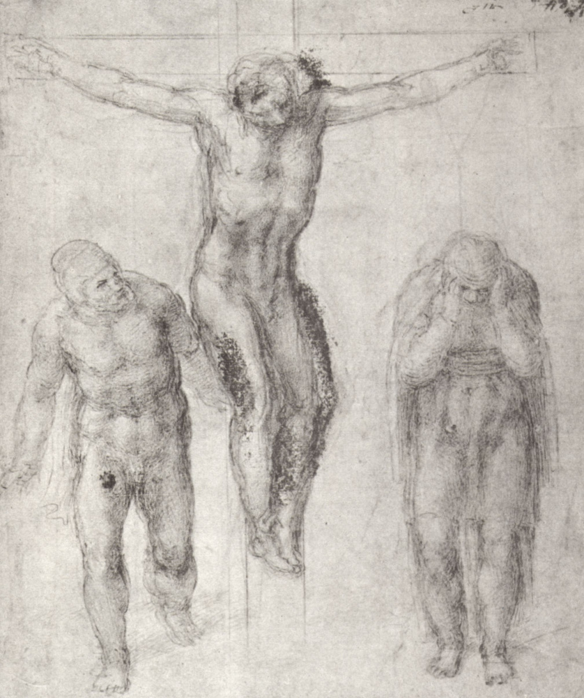 Michelangelo Buonarroti. Christ on the cross