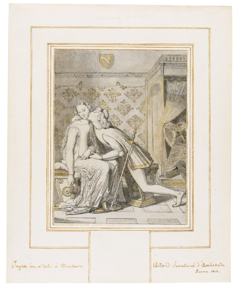 Жан-Огюст-Доминик Энгр. «Паоло и Франческа» (1819 г.)