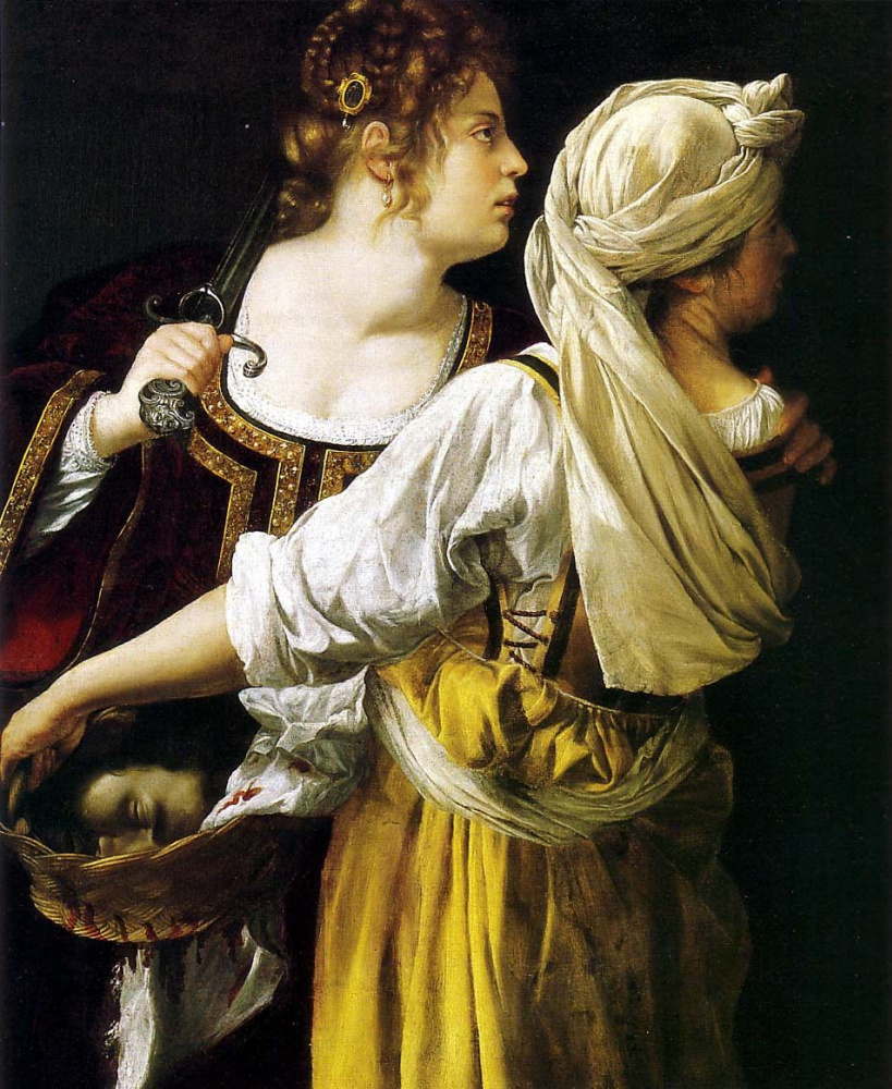 Artemisia Gentileschi. Judith and her maid