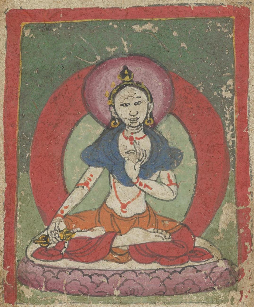 Unknown artist. The deity of the Tibetan Bon religion. Map 44