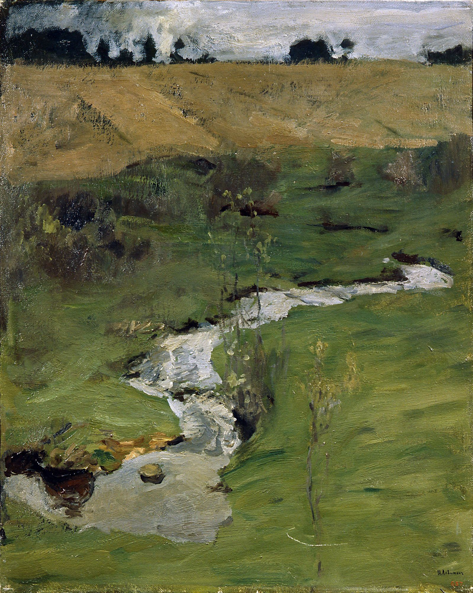 Stream (1899) by Isaac Levitan | Arthive