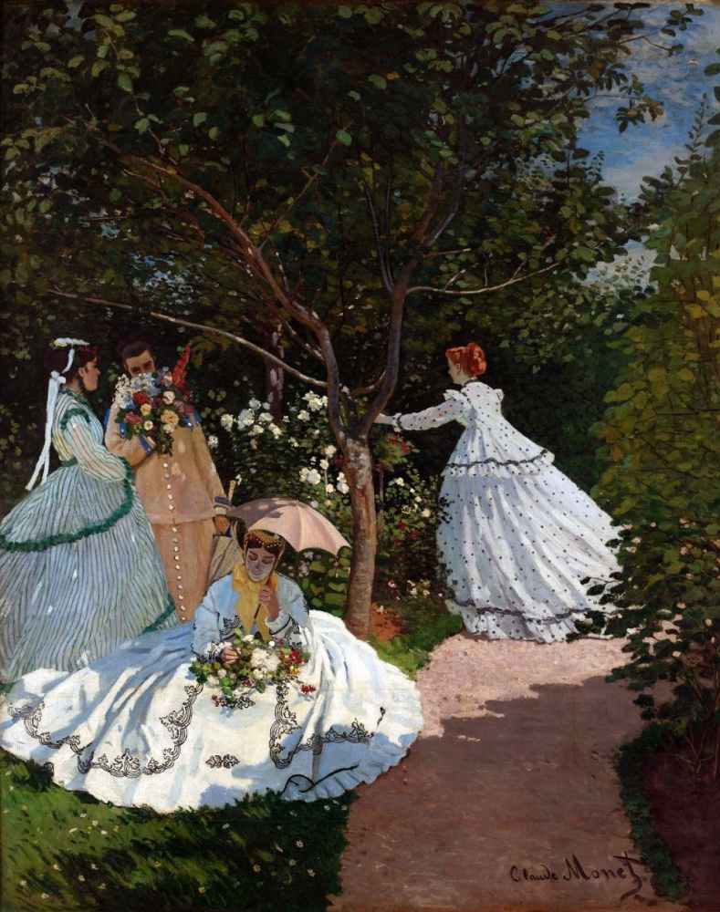Claude Monet. Women in the garden