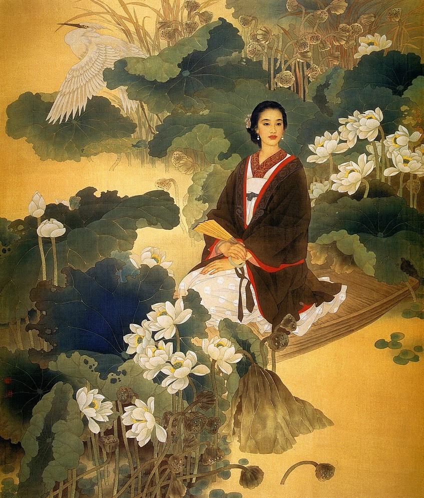 Jao Guojin and Meifeng Wang. Lost boat in the waters of the White Lotus