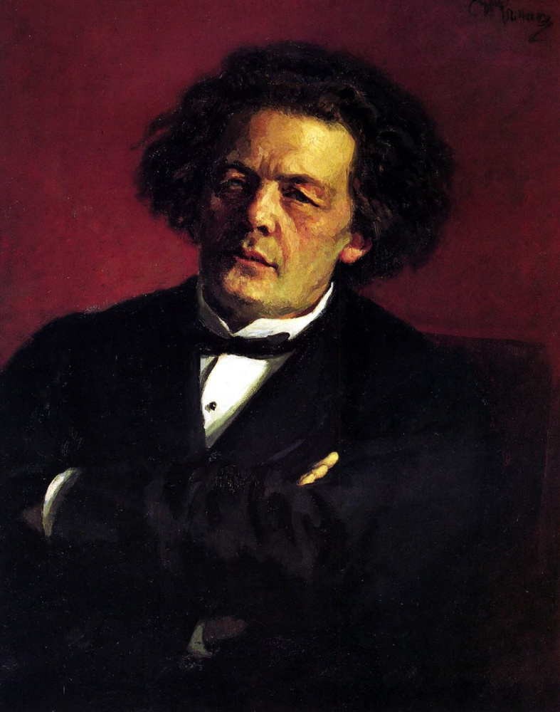 Репин портрет Рубинштейна 1881
