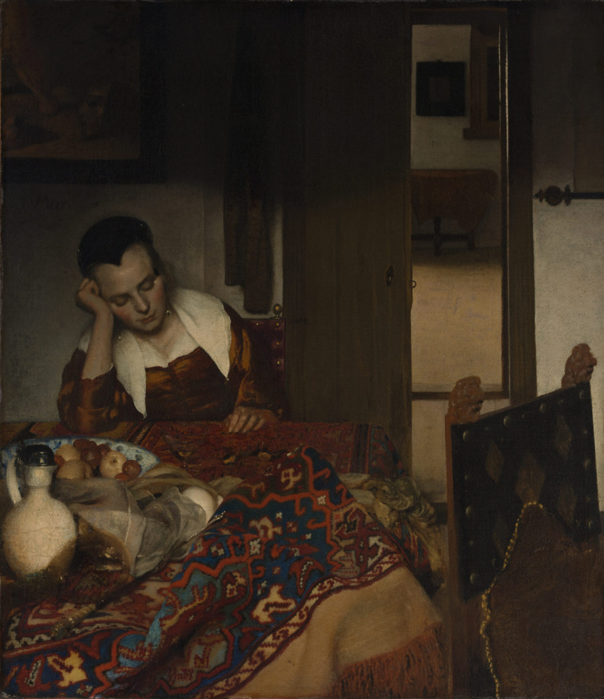 Jan Vermeer. Sleeping girl