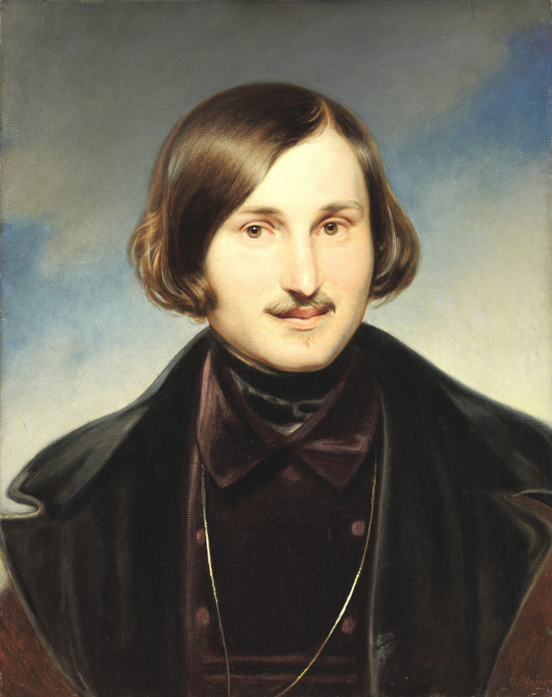 Fedor Antonovich Moller. Portrait of the writer Nikolai Vasilyevich Gogol