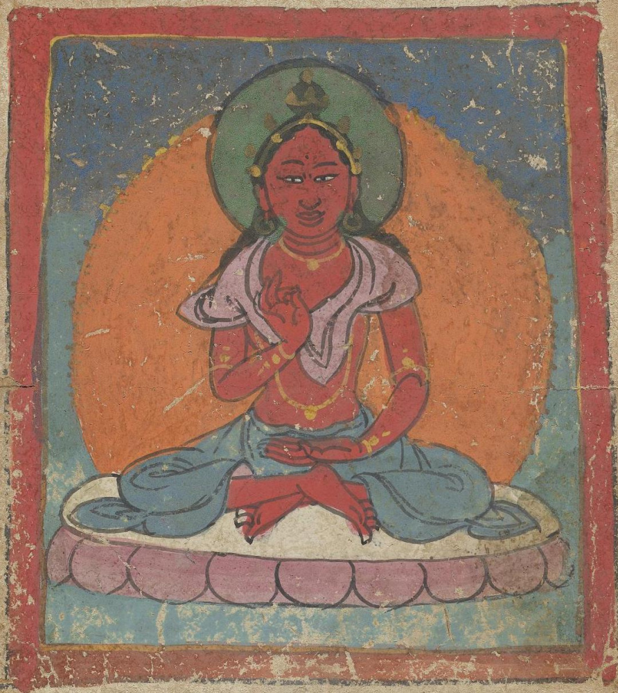 Unknown artist. The deity of the Tibetan Bon religion. Map 63