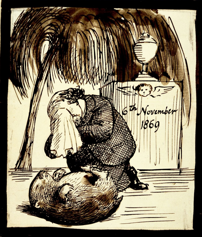 Dante Gabriel Rossetti. Rossetti mourns the wombat
