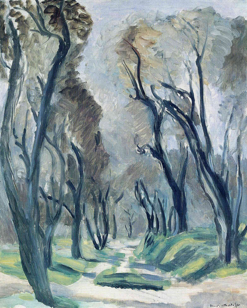 Henri Matisse Alley Of Olive Trees 1952 64×80 Cm Descripción De La Obra Arthive 