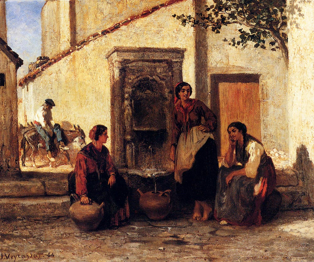 Jules Jacques Veerassat. At the well