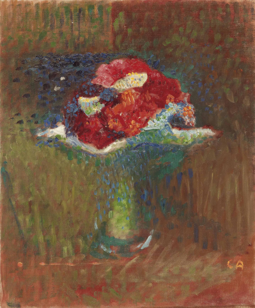 Cuno Amiet. A bouquet of flowers in a vase