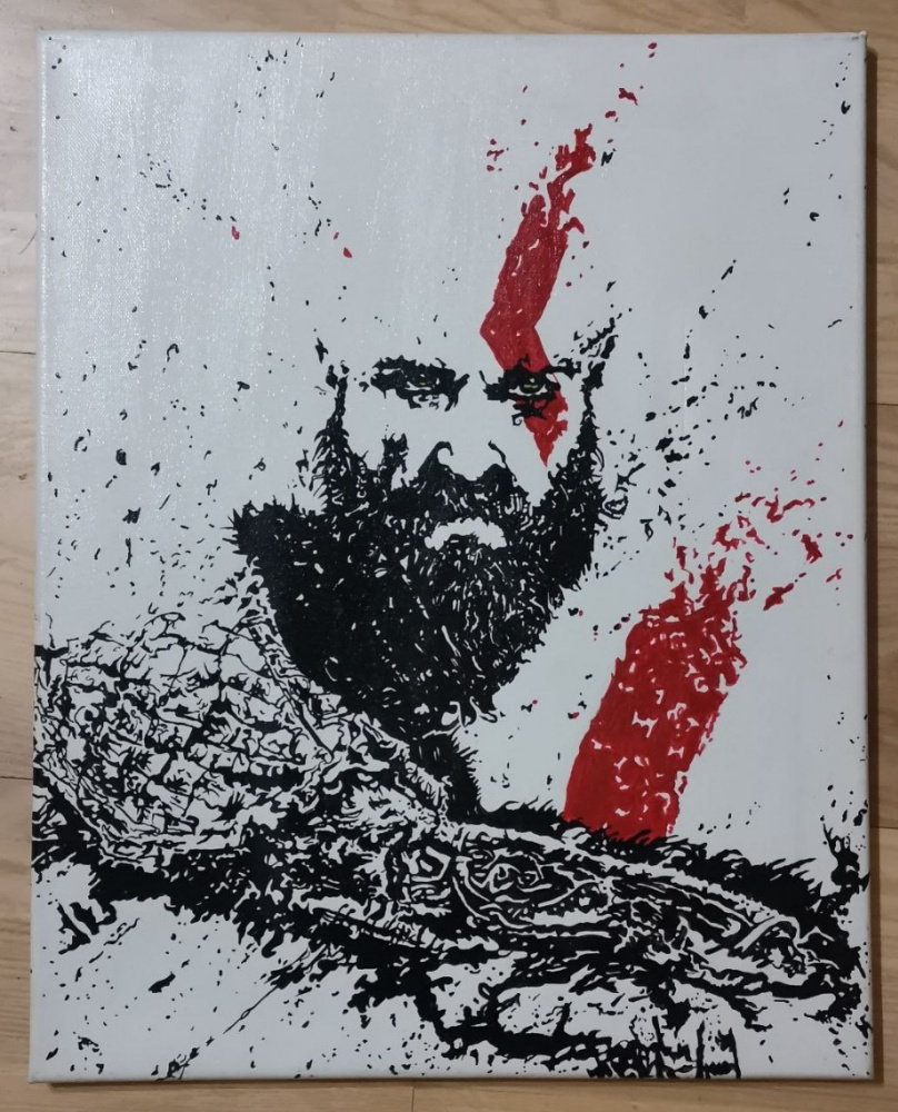 Unknown artist. Kratos (God of War)