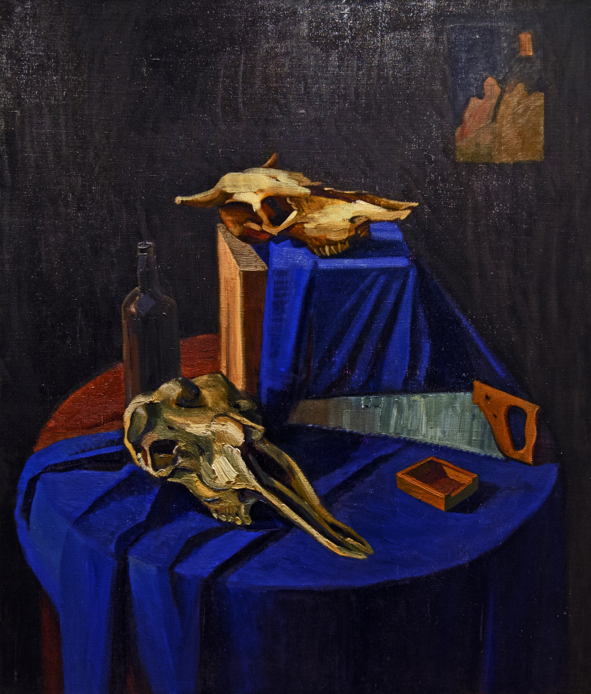 Anastasia Dashevskaya. Still life with skulls