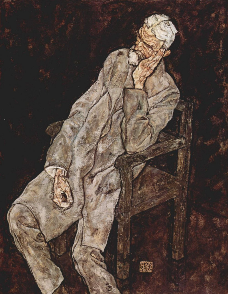 Egon Schiele. Portrait Of Johann Harms