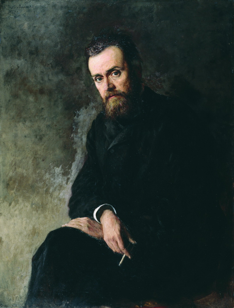 Nikolay Aleksandrovich Yaroshenko. GI portrait Ouspensky. 1884
