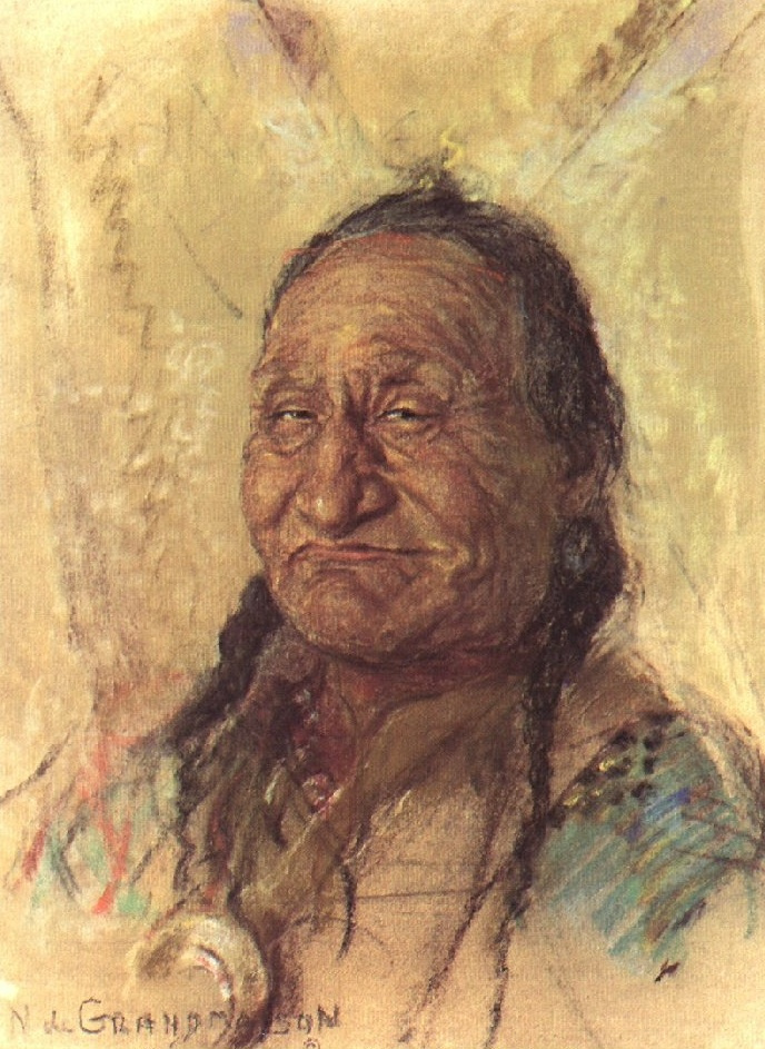 Nicholas de Granmeason. Indian portrait 47