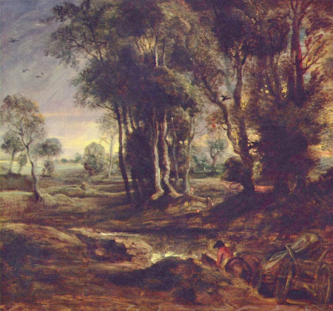 Peter Paul Rubens. Evening landscape