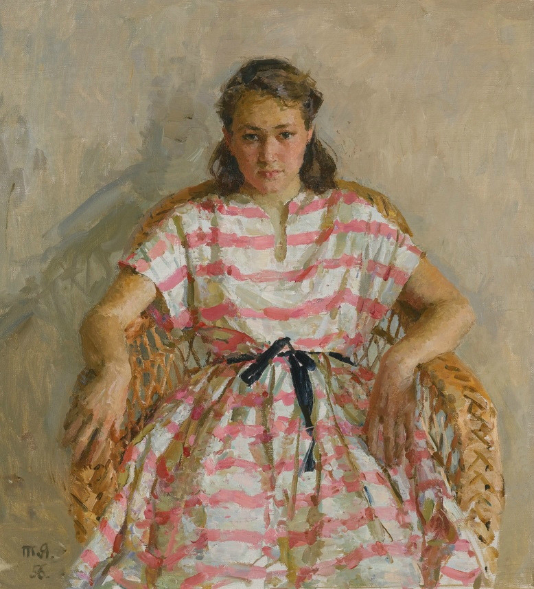 Tetyana Yablonska. Portrait of the artist's daughter