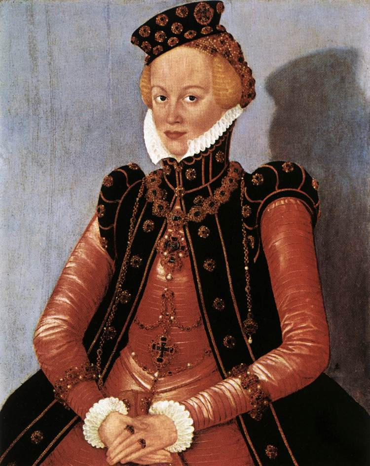 Lucas the Younger Cranach. Female portrait