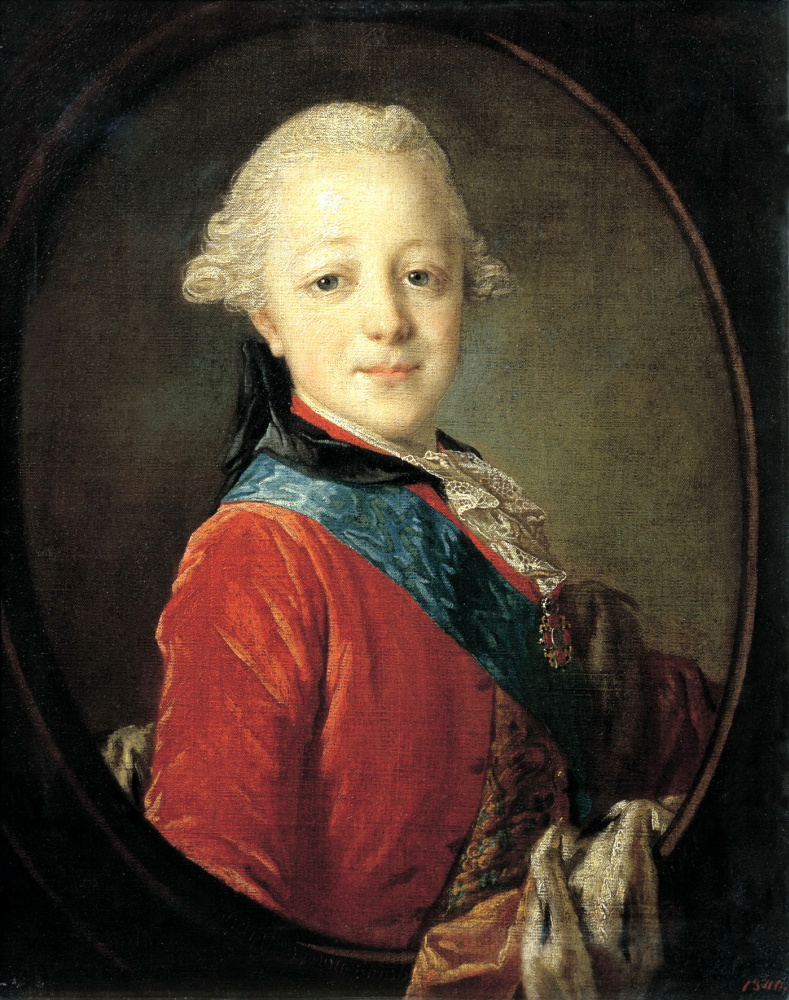 Fedor Stepanovich Rokotov. Portrait of Grand Duke Pavel Petrovich in childhood