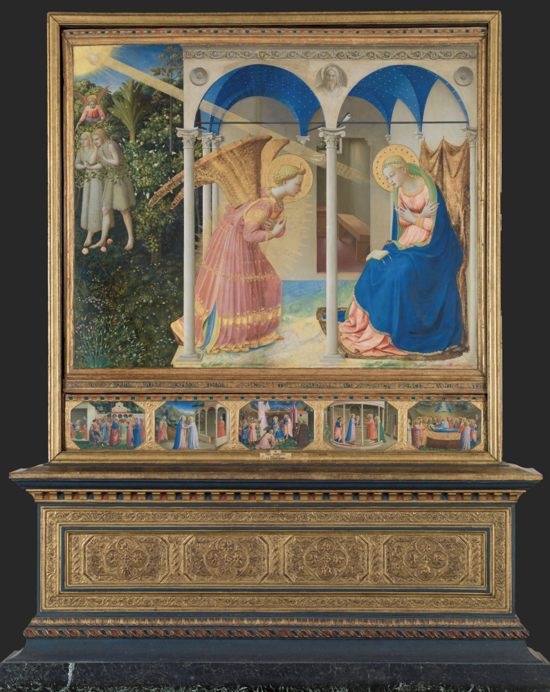 Altar of the Annunciation of Mary. Fragment