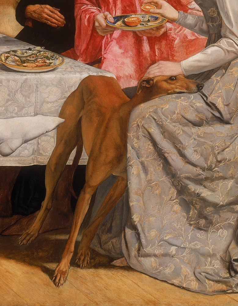 John Everett Millais. Lorenzo and Isabella. Fragment II