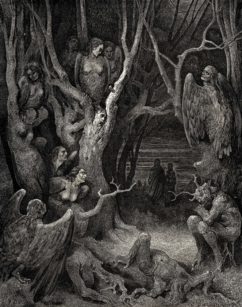 Paul Gustave Dore Illustration For The "Divine Comedy", 1861 ...