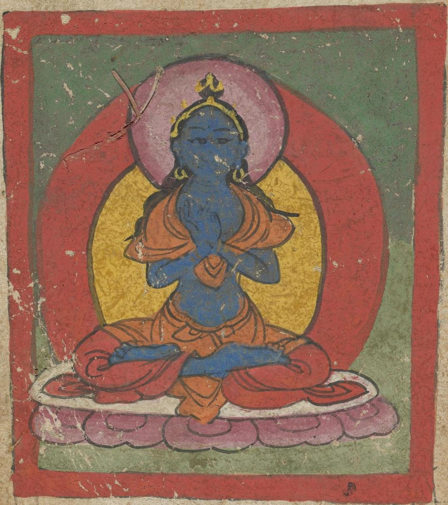 Unknown artist. The deity of the Tibetan Bon religion. Map 48