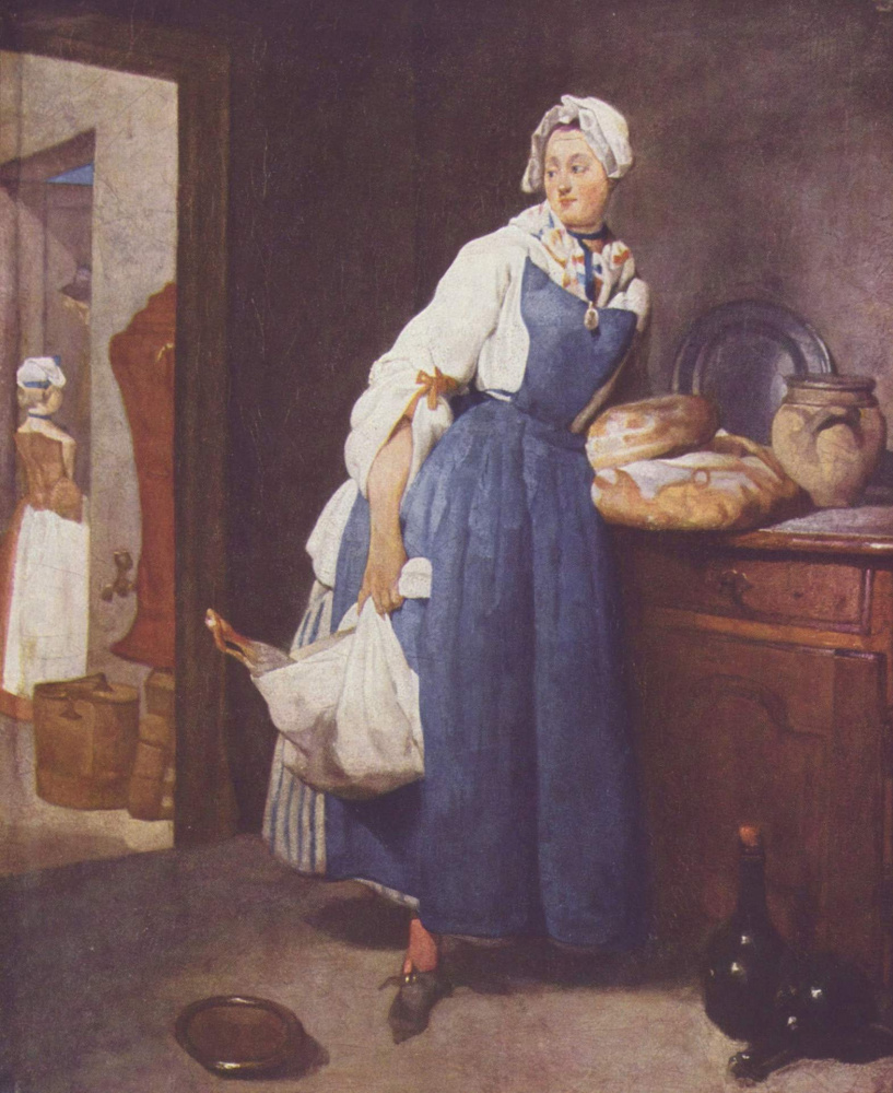Jean Baptiste Simeon Chardin. A peddler. The return from the market