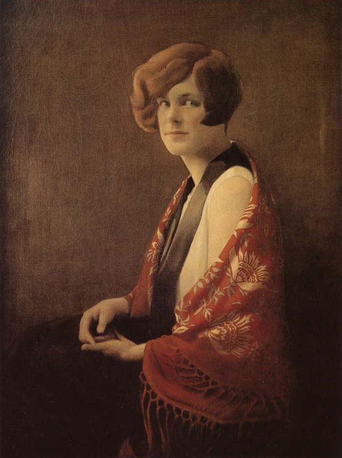 Grant Wood. Portrait Of Frances Fiske Marshall