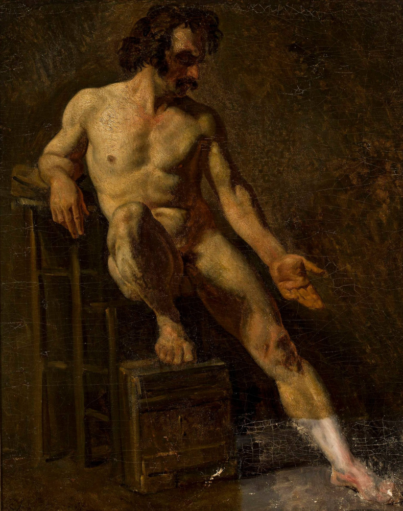 Теодор Жерико study of a man
