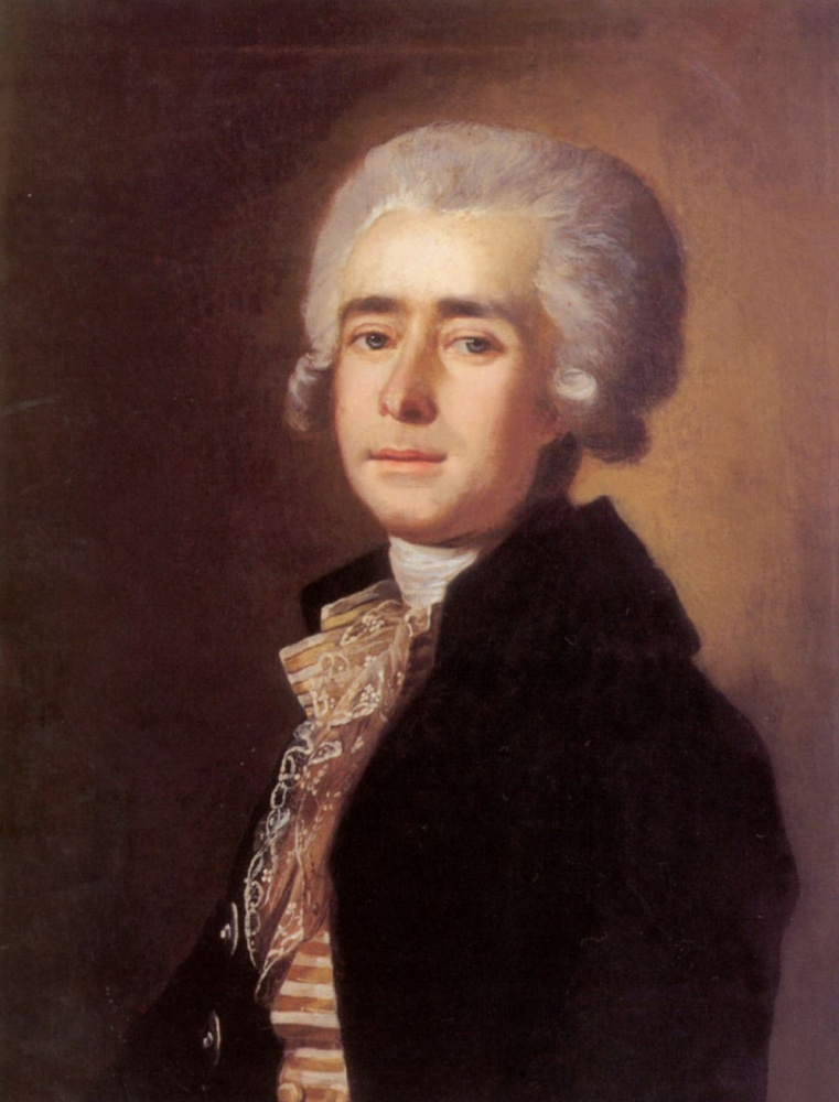 Mikhail Ivanovich Belsky. Portrait of the composer Dmitry Stepanovich Bortnyansky