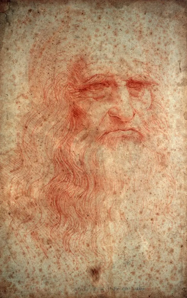 Леонардо да Винчи, «Туринский автопортрет» (ок. 1513). Королевская библиотека, Турин

Проследив пять