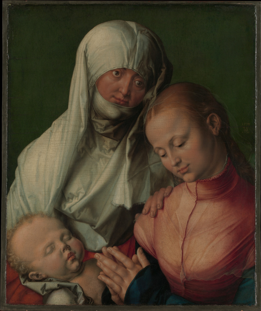 Albrecht Dürer. Maria with child and St. Anna