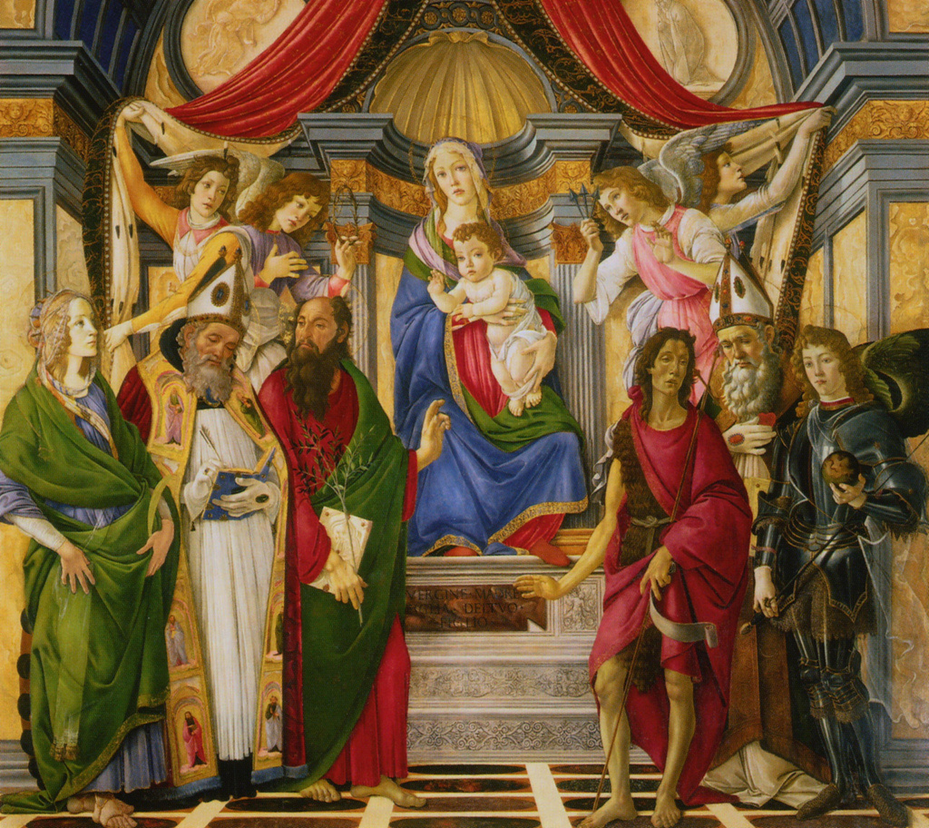 Sandro Botticelli. The altar of St. Barnabas