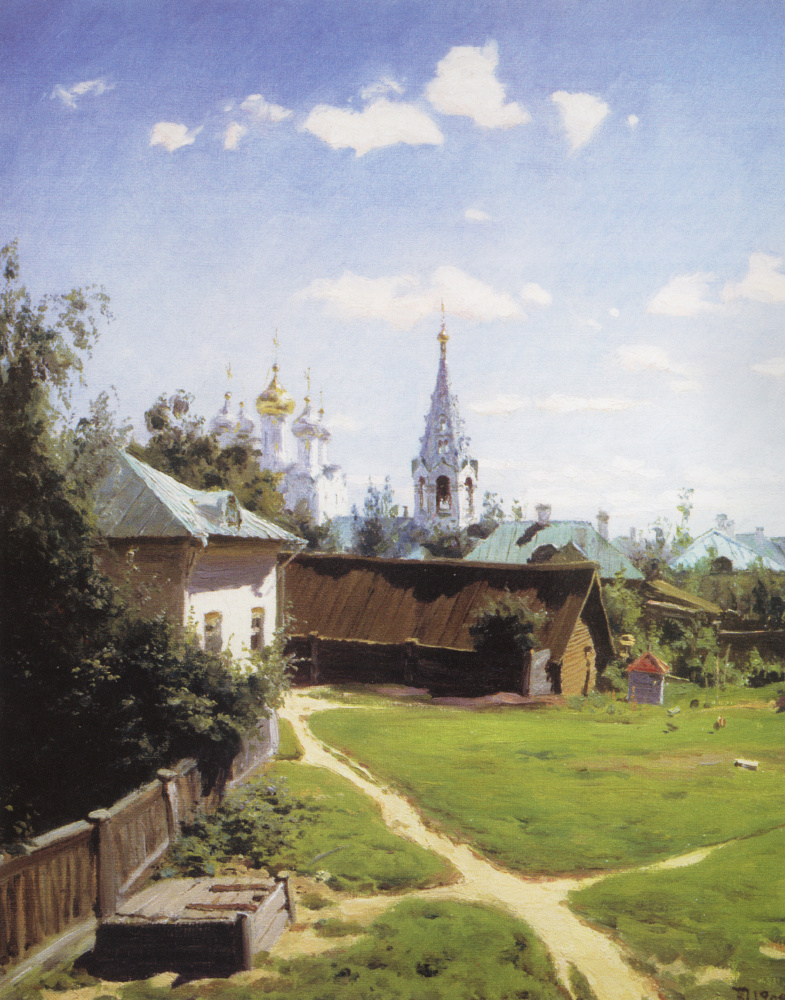 Василий Дмитриевич Поленов. Московский дворик. Вариант картины для И.С. Тургенева