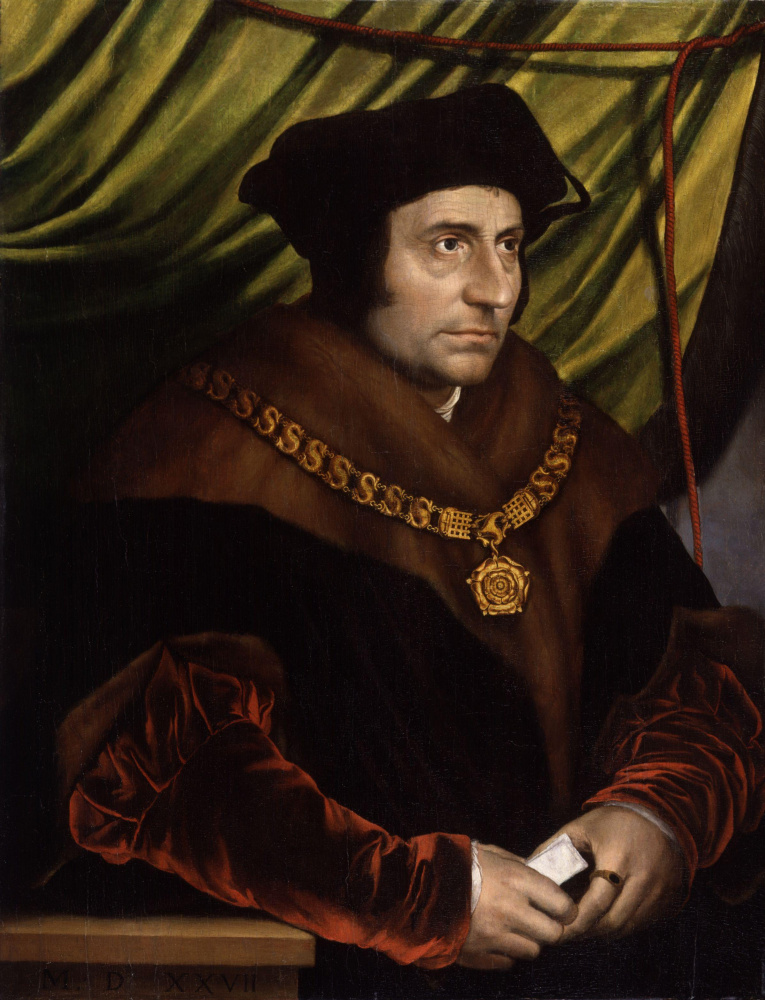 Hans Holbein the Younger. Portrait of Thomas More